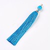 Polyester Tassel Big Pendant Decoration AJEW-WH0045-B03-1