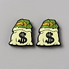 U.S. Dollar Food Grade Eco-Friendly Silicone Focal Beads SIL-CJC0007-02D-1