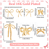 10Pcs 5 Styles 304 Stainless Steel Pendants STAS-SC0010-12-2