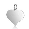Anti-Tarnish 304 Stainless Steel Stamping Blank Tag Charms STAS-I311-27P-1