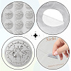 24 Sheets Silver Foil Paper Picture Stickers STIC-WH0031-003-3