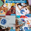 1 Set PET Hollow Out Drawing Painting Stencils DIY-MA0004-95-6