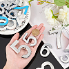 ABS Plastic Self Adhesive Digits Sticker KY-PH0001-30P-3