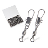 100Pcs Iron with Carbon Steel Fishing Rolling Bearing Connector FIND-CA0009-79-1