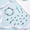 410Pcs 6 style  CCB Plastic Beads CCB-PH0001-17-2