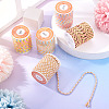 5 Rolls 5 Colors 4-Ply Polycotton Cord with Metallic Thread OCOR-TA0003-07-4