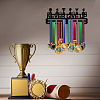 Sports Theme Iron Medal Hanger Holder Display Wall Rack ODIS-WH0021-623-6
