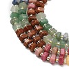 Natural & Synthetic Mixed Stone Beads Strands G-G317-A03-3x6mm-5
