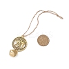Iron Bell Pendant Decorations HJEW-JM02504-01-3