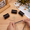 3 Rolls Flat Waxed Polyester Thread String YC-CL0001-02B-3