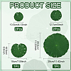 Artificial EVA Foam Lotus Leaf AJEW-SP0003-26D-2