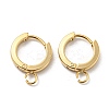 201 Stainless Steel Huggie Hoop Earrings Findings STAS-A167-01J-G-1