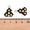 Halloween Theme Alloy Enamel Pendants ENAM-T020-07M-3
