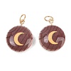 Printed Opaque Acrylic Pendants SACR-P036-01C-G-1