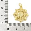 Halloween Theme Rack Plating Brass Pendants KK-Z067-18G-05-3