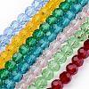 Transparent Glass Bead Strands GLAA-G013-10mm-M-1