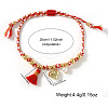 Pride Month Alloy Heart Charm Bracelets YY7958-2-5