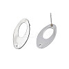 Non-Tarnish 201 Stainless Steel Stud Earring Findings LS-X-STAS-N095-115-2
