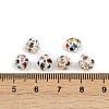 Brass Rhinestone Beads RB-H034-6-3
