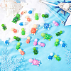 10 Style Opaque Resin Cabochons RESI-FH0001-32-5