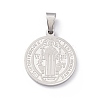 Non-Tarnish 304 Stainless Steel Pendants STAS-C057-01P-1