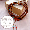 800Pcs 4 Style 316 Surgical Stainless Steel Beads STAS-SC0003-30-4