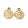 Ion Plating(IP) 304 Stainless Steel Charms STAS-C066-18G-2