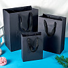 15Pcs 3 Sizes Rectangle Paper Gift Storage Tote Bags with Handle ABAG-TA0001-73B-8