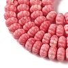 Synthetic Coral Dyed Beads Strands G-A290-A01-01-3