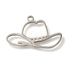201 Stainless Steel Pendants STAS-R136-23P-1