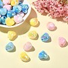 90Pcs 3 Colors UV Plating Opaque Rainbow Iridescent Acrylic Beads PACR-CJ0001-32-6
