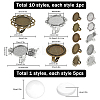 DIY Blank Dome Finger Rings Making Kit DIY-SC0022-28-2