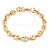 304 Stainless Steel Oval Link Chain Bracelets for Women Men BJEW-F488-48A-G-4
