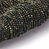 Natural Seraphinite Beads Strands G-RM2025-A42-3mm-2