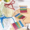 6 Yards 6 Colors Polyester Wavy Fringe Trim Ribbon LS-OCOR-WH0080-44B-5