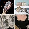 70Pcs 7 Style DIY Pointed Back K9 Glass Rhinestone Cabochons RGLA-CA0001-07-5