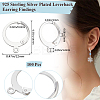 100Pcs 304 Stainless Steel Leverback Earring Findings STAS-BBC0006-26-2