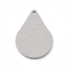Tarnish Resistant 304 Stainless Steel Pendants STAS-F271-05B-P-2