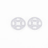 Transparent Resin Snap Fasteners BUTT-N018-008-01-7