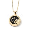 Alloy Rhinestone Pendant Necklaces NJEW-H306-A09-G-1