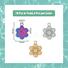 18Pcs 3 Colors 201 Stainless Steel Pendants STAS-DC0013-92-2