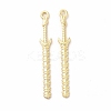 Rack Plating Alloy Big Pendants LS-PALLOY-E025-13G-1