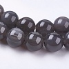 Natural Ice Obsidian Beads Strands X-G-E468-D01-6mm-3