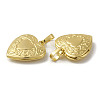 Rack Plating Brass Locket Pendants X-KK-G452-06G-3