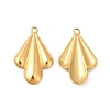 Ion Plating(IP) 304 Stainless Steel Pendants X-STAS-L268-003G-2