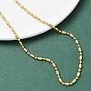 2.5MM Brass Column Ball Chain Necklaces for Women NJEW-B148-04G-3