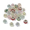 Acrylic Rhinestone Rondelle Beads OACR-S048-02-1