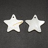 Star Freshwater Shell Pendants SHEL-M005-22-1