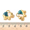 304 Stainless Steel Enamel Pendants STAS-I346-18G-02-3