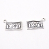Zinc Alloy Pendants PALLOY-TAC0015-10B-1